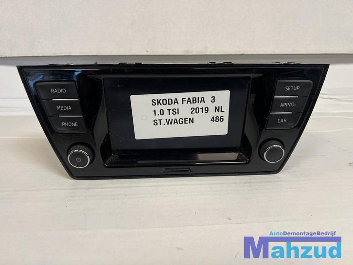 SKODA FABIA 3 radio 2014-2021, Auto diversen, Autoradio's, Ophalen of Verzenden