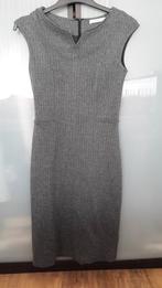 Mango grijze visgraat jurk maat s, Mango, Ophalen of Verzenden, Zo goed als nieuw, Knielengte