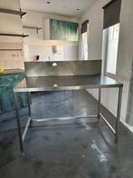 Rvs werktafel onderstel is gelast, Huis en Inrichting, Keuken | Keukenelementen, Ophalen, Gebruikt, 75 cm of meer, Minder dan 100 cm
