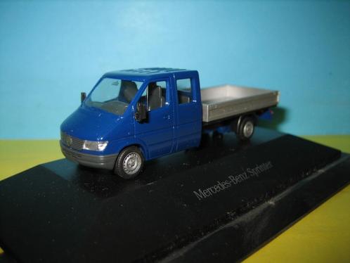 Transporter  MERCEDES Sprinter met laadbakje  Herpa, Hobby en Vrije tijd, Modelauto's | 1:87, Nieuw, Bus of Vrachtwagen, Herpa