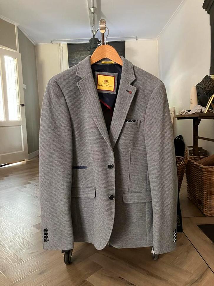 Jackett & Sons Colbert - Maat M/L, Kleding | Heren, Kostuums en Colberts, Nieuw, Maat 48/50 (M), Grijs, Ophalen of Verzenden