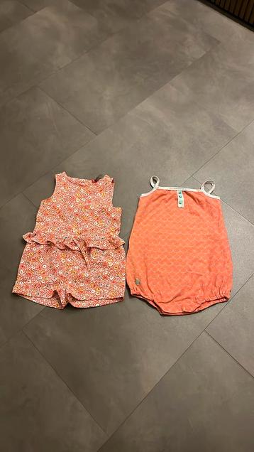 Set van 2 playsuits – Maat 74/80 – Orchestra & Sergent Major beschikbaar voor biedingen