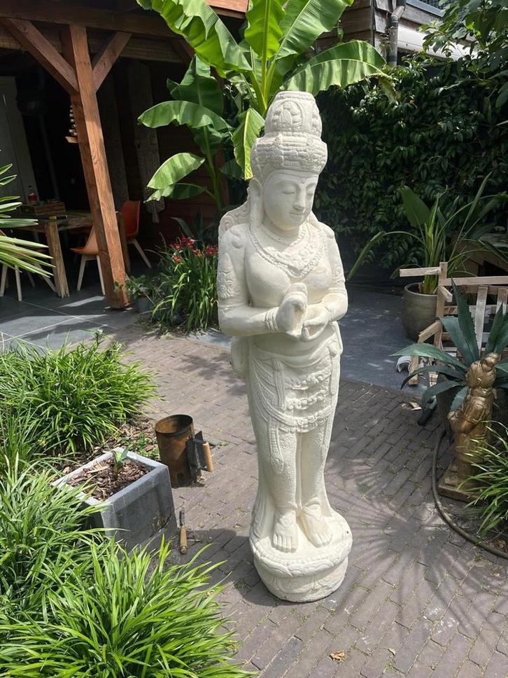 Boeddha tuinbeeld Dewi Tara beeld Buddha Shiva 150 cm, Tuin en Terras, Tuinbeelden, Nieuw, Boeddhabeeld, Beton, Ophalen of Verzenden