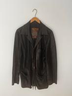Vintage lederen Pall Mall jas xxl, Ophalen, Gedragen, Overige maten, Zwart