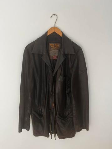 Vintage lederen Pall Mall jas xxl beschikbaar voor biedingen
