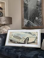 UNIEK! | Spiegel Schilderij | Auto | Hotel Chique | Koopje!, Ophalen of Verzenden, Zo goed als nieuw, Schilderij, 100 tot 125 cm