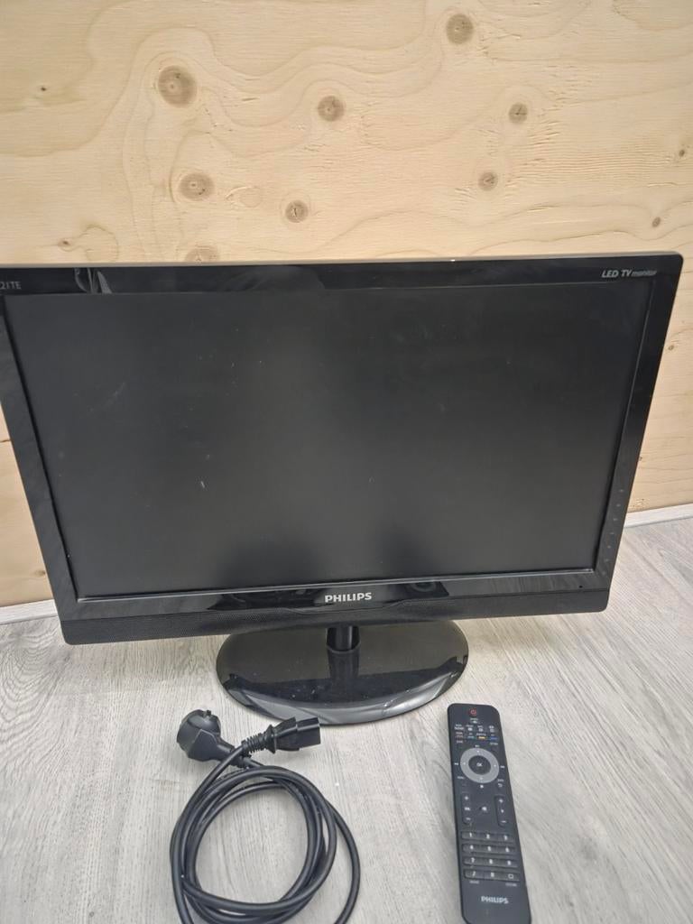 Philips 221TE2LB LED TV - Gebruikt, Ophalen, Philips, 50 Hz, HD Ready (720p)