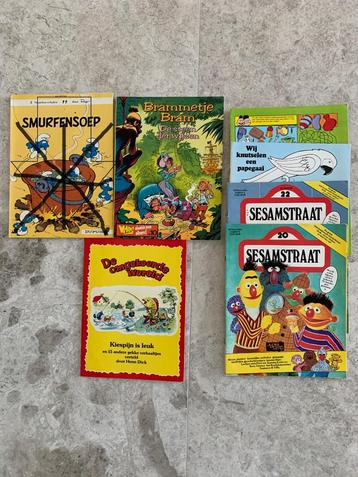 Leuke kinderverhalen en doe-boekjes Sesamstraat beschikbaar voor biedingen