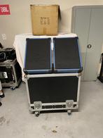 Actieve vloermonitors van axys met flightcase, Audio, Tv en Foto, Luidsprekers, Overige typen, Zo goed als nieuw, 120 watt of meer