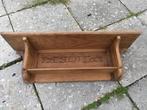 Boekenplank of kastje . hardhout. 60 cm. Met houtsnijwerk, Ophalen of Verzenden, Nieuw