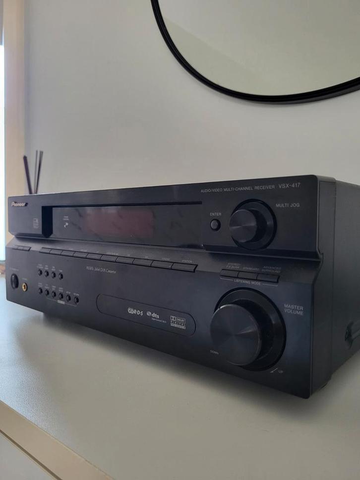 Pioneer VSX-417-K 5.1 Versterker goed werkend!, Audio, Tv en Foto, Versterkers en Receivers, Zo goed als nieuw, 5.1, 60 tot 120 watt