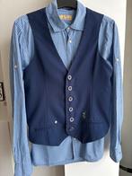 Overhemd met gilet - feestdagen look!, Ophalen of Verzenden, Zo goed als nieuw, Jongen, Overhemd of Blouse
