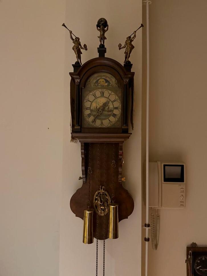 Prachtige Antieke Friese Staartklok, Antiek en Kunst, Antiek | Klokken, Ophalen