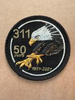 311 Squadron Embleem - 50 Jaar, Ophalen of Verzenden, Luchtmacht, Nederland, Embleem of Badge