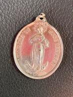 Zilveren antieke medaille Monstra Te Esse Matrem, Ophalen of Verzenden, Gebruikt, Sieraad