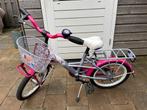 Meisjesfiets Loekie Prinses 16 inch, Fietsen en Brommers, Fietsen | Meisjes, Gebruikt, 16 inch, Handrem, Loekie prinses