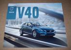 brochure Volvo V40 modellen 2013, Ophalen of Verzenden, Nieuw, Volvo