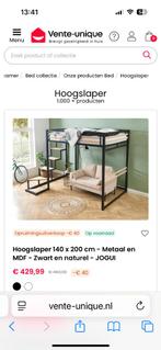 2 persoons hoogslaper, Ophalen, Hoogslaper, Tweepersoons, 140 cm