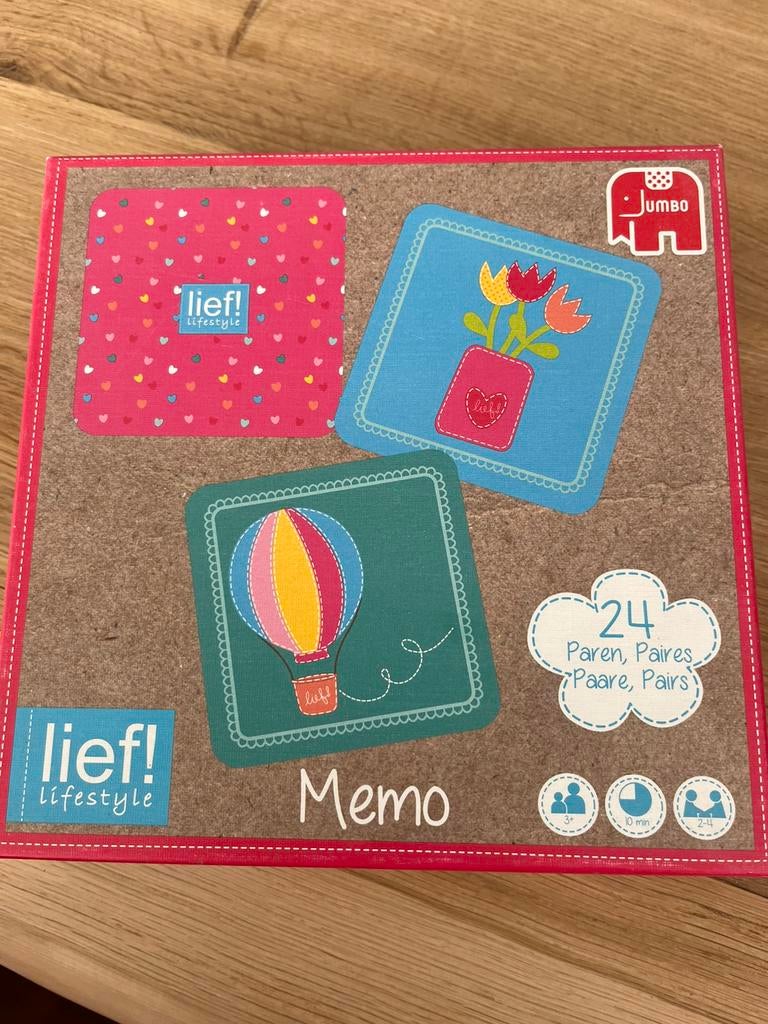 Memo spel nog prachtig van Lief, Ophalen of Verzenden, Nieuw