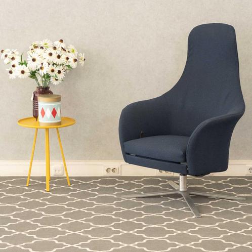 ACTIE!! 1x Montis Marvin relaxfauteuil - blauwe stof, Huis en Inrichting, Woonaccessoires | Overige, Zo goed als nieuw, Ophalen of Verzenden