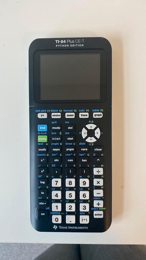 Grafische rekenmachine TI-84 Plus CE-T, Diversen, Rekenmachines, Zo goed als nieuw, Grafische rekenmachine, Ophalen of Verzenden