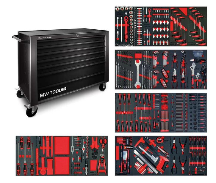 MW tools gereedschapswagen / 512 Delig / Nieuw, Auto diversen, Autogereedschap, Nieuw, Ophalen