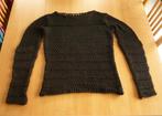 Gehaakte zwarte soepele trui Maat 38, Ophalen of Verzenden, Zo goed als nieuw, Maat 38/40 (M), Zwart