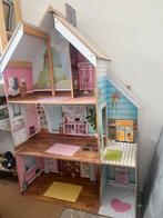Kinderkraft poppenhuis met veel toebehoren, Ophalen, Zo goed als nieuw, Poppenhuis