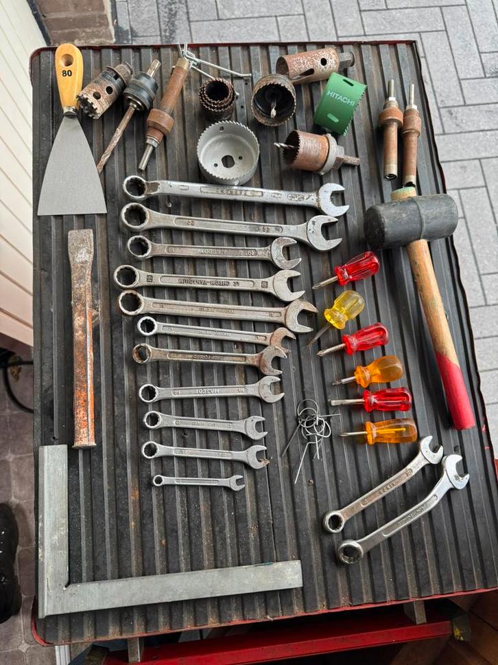 5 gereedschapskisten met veel handgereedschap TEAB, Auto diversen, Autogereedschap, Ophalen