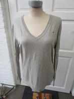 Mooie Tommy Hilfiger stretch dames trui, maat (ruime) M, Zo goed als nieuw, Grijs, Tommy Hilfiger, Ophalen
