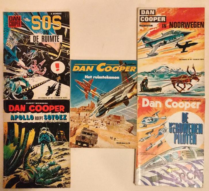 Dan cooper 1editie's (verhaal uit kuifje)€4 per stuk zgn, Boeken, Stripboeken, Zo goed als nieuw, Meerdere stripboeken, Ophalen of Verzenden