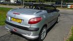 Peugeot 206 CC 2.0-16V,Airco,Elec.pakket,Lmv's!, Gebruikt, Zwart, 4 cilinders, Cabriolet