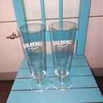 Gulpener bierglazen biologisch 2 stuks, Verzamelen, Ophalen, Gebruikt, Glas of Glazen, Gulpener