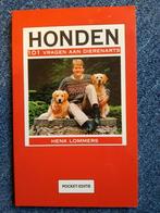 Henk Lommers, Honden 101 vragen aan dierenarts, Boeken, Dieren en Huisdieren, Ophalen of Verzenden, Zo goed als nieuw, Honden