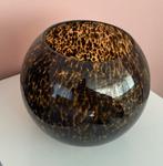 Vaas met panterprint, Huis en Inrichting, Woonaccessoires | Vazen, Ophalen, Overige kleuren, Glas, Minder dan 50 cm