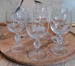 6 antieke kristallen witte wijn glazen kerst Spiegelau, Antiek en Kunst, Antiek | Glas en Kristal, Ophalen of Verzenden