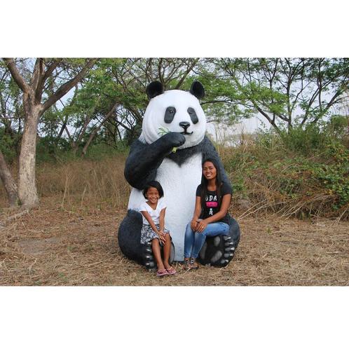Sitting Panda beeld Jumbo - hoogte 192 cm, Verzamelen, Dierenverzamelingen, Nieuw, Ophalen