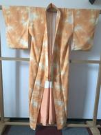 Traditionele Japanse Kimono orange white, Ophalen of Verzenden