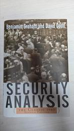Security Analysis - Benjamin Graham, Boeken, Ophalen of Verzenden, Zo goed als nieuw