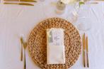 Rotan Placemats - Bruiloft Decoratie, Ophalen of Verzenden, Zo goed als nieuw