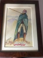 aquarel lesotho man, Ophalen of Verzenden