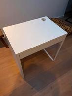 Bureau Ikea Micke 73 x 50 wit, Ophalen, In hoogte verstelbaar, Zo goed als nieuw, Stabureau