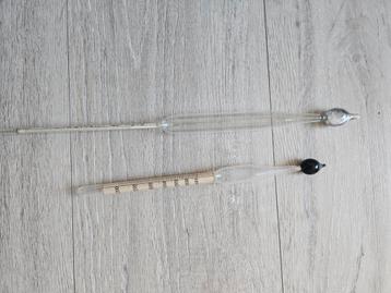 Antieke Thermometers - Kwik & Alcohol beschikbaar voor biedingen