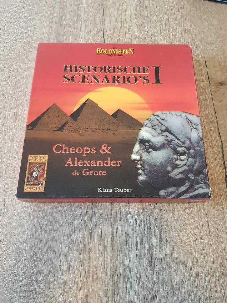 Catan - Historische Scenario's I - Cheops & Alexander, Hobby en Vrije tijd, Gezelschapsspellen | Bordspellen, Gebruikt, Een of twee spelers