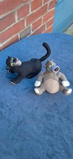2x Jungle Book Knuffels - 10-15 cm, Ophalen of Verzenden, Gebruikt, Overige typen