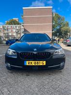 BMW 5-Serie 535I Touring 225KW Aut8 2012 Zwart, Auto's, Achterwielaandrijving, 2000 kg, Zwart, Leder