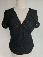 Joseph Ribkoff feestelijke top 42, Ophalen of Verzenden, Zo goed als nieuw, Zwart