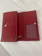 Rood leren portemonnee, Ophalen of Verzenden, Gebruikt