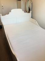 Antiek bed wit, Huis en Inrichting, Slaapkamer | Bedden, Ophalen, Gebruikt, Wit, 190 cm of minder