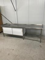 Horeca rvs werktafel zware kwaliteit tafel werkbank, Ophalen of Verzenden